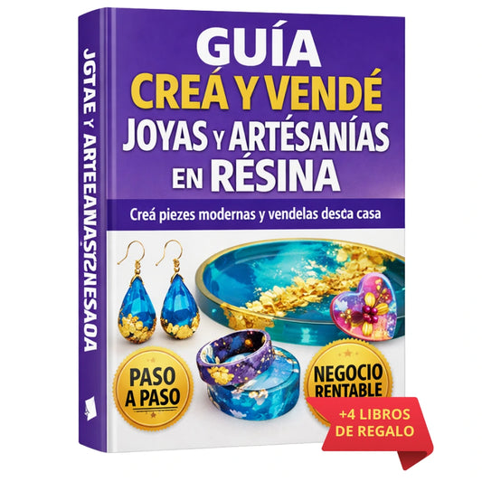 Aprendé a Crear y Vender Joyas de Resina + 4 REGALOS